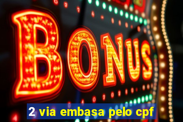 2 via embasa pelo cpf